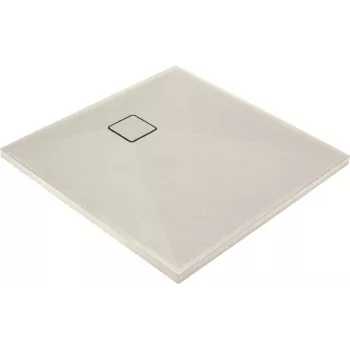 DEANTE Plato de ducha de granito Square 80x80 cm antracita mate