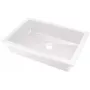 DEANTE Fregadero de granito bajo encimera/encastrado beige 580x440 mm