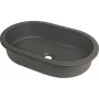 Lavabo de granito para encimera y bajo encimera DEANTE grafito 500x440mm