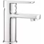 DEANTE Hiacynt grifo de lavabo negro mate extraíble monomando