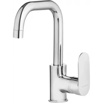 DEANTE Hiacynt grifo de lavabo con caño rectangular, cromo, monomando, cartucho cerámico 35 mm