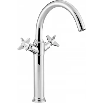DEANTE Grifo monomando de lavabo alto Arnika cromado
