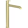 DEANTE Grifo de lavabo con caño alto cromo Arnika monomando montaje sobre encimera