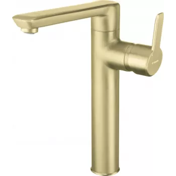 DEANTE Grifo de lavabo alto negro mate