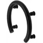 DEANTE Soporte de pared en forma de herradura 2 en 1 para auriculares y mandos de juego - negro