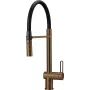 Grifería de cocina DEANTE flexible 2 tipos de chorro negro mate