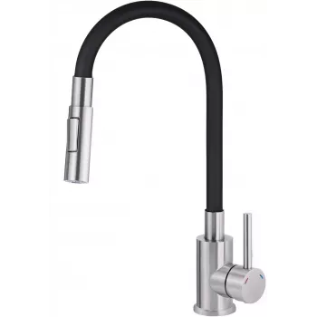 DEANTE Grifo de cocina con caño curvado - 2 tipos de rociado