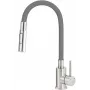 Grifería de cocina DEANTE con caño curvado - 2 tipos de chorro, negro mate