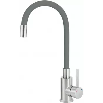 Grifería de cocina DEANTE con caño curvado - monomando cromo
