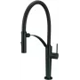 Grifería de cocina DEANTE con caño flexible - 2 tipos de chorro, negro mate