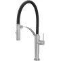 DEANTE grifo de cocina con caño flexible – 2 tipos de chorro, negro mate