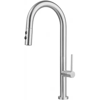 Grifo de cocina DEANTE con ducha extraíble - 2 tipos de chorro
