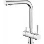 DEANTE Grifo de Cocina con Filtro de Agua BCH_065M - 3 Vías Cromo Pulido