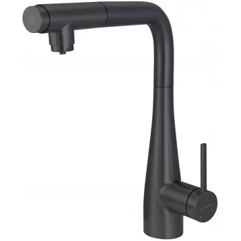 DEANTE grifo de cocina con conexión para filtro de agua y caño extraíble, cromo pulido