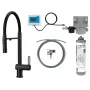 Grifería de cocina DEANTE con sistema de filtrado de agua, caño flexible