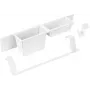 DEANTE set de accesorios para fregadero 3 piezas: tabla de cortar de bambú, escurridor de acero inoxidable, dispensador de jabón