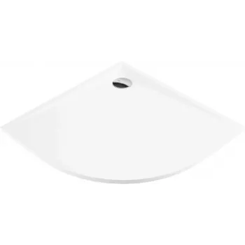 DEANTE KTS 054B plato de ducha acrílico 80 cm cuadrado blanco
