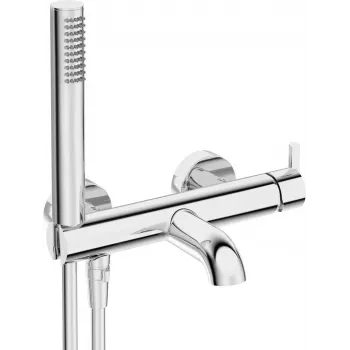 DEANTE Laguna grifo de bañera con set de ducha cromado montaje en pared monomando