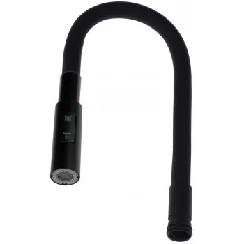 DEANTE Luno Caño de grifo de cocina, cromo, alcance 218 mm, cartucho cerámico