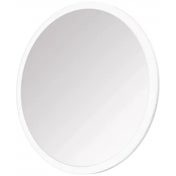 DEANTE Espejo de maquillaje magnético con retroiluminación LED - Aumento 5x, regulación continua, recargable USB-C, Blanco
