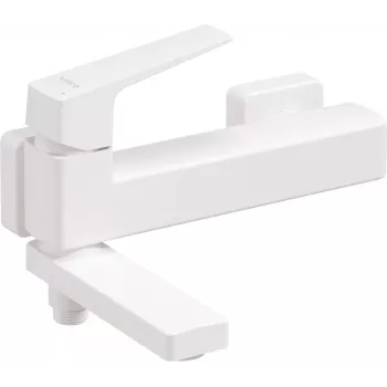 DEANTE Moza Grifo de bañera de pared con caño abatible, Cromo