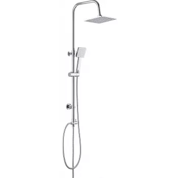DEANTE NAC 01FK alcachofa de ducha de 1 función, chorro lluvia, cromo, 100 mm