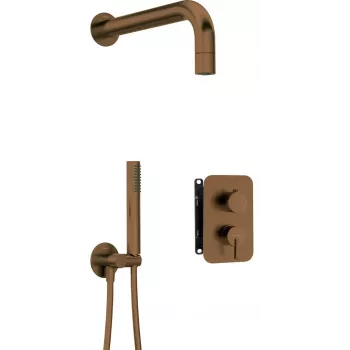 Set de ducha empotrable DEANTE Neo con alcachofa de lluvia 250 mm cromo