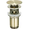 DEANTE NHC M10U tapón universal para lavabo o bidé con casquillo – cabeza cromada, junta EPDM, compatible con desagües de 32-40 mm