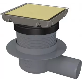 Desagüe de ducha DEANTE Point Drain - reversible 100x100 mm acero inoxidable