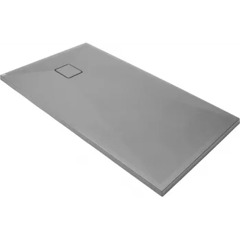 Plato de ducha rectangular de granito DEANTE 140x70 cm antracita