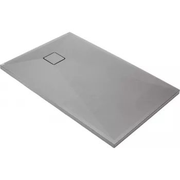 DEANTE plato de ducha rectangular de granito 90x70 cm negro