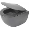 DEANTE WC suspendido sin brida con asiento Soft-Close, blanco, forma D