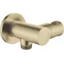 Enchufe angular redondo con soporte de teléfono DEANTE - Negro