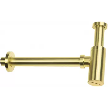 DEANTE Sifón redondo para lavabo sifón de botella Latón Cromo G 1 1/4 pulgadas 32 mm