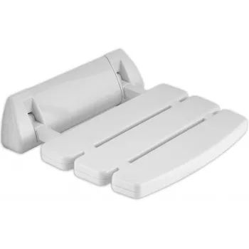 DEANTE Secura asiento de pared abatible blanco 130 kg de carga