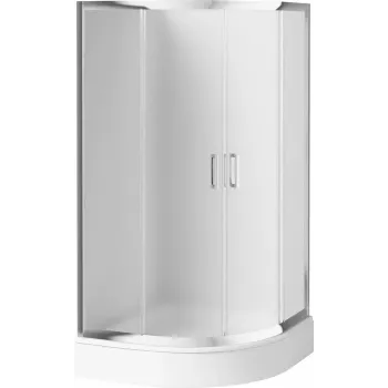 DEANTE Mampara de ducha semicircular 80x80 cm - Altura 170 cm