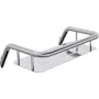 DEANTE cesta de ducha acero inoxidable negro mate autoadhesiva montaje en esquina 10 kg