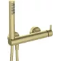 DEANTE Grifo de ducha con set de ducha - Serie Arnika - Negro - Grifo monomando de pared