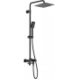 DEANTE Cabezal de ducha con grifo de bañera - caño orientable, Cromo, Latón