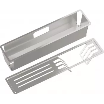 Set de accesorios para fregadero DEANTE acero inoxidable cepillado Plata