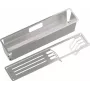 Set de accesorios para fregadero DEANTE acero inoxidable cepillado Plata