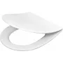 Tapa de inodoro DEANTE Slim Soft-Close forma D blanca duroplast