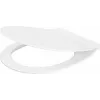 DEANTE Tapa de inodoro Slim Soft-Close - Duroplast, Blanco, forma D, Quick Release