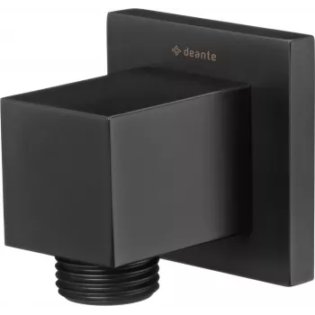 DEANTE Conector angular para perfiles LED - conector de esquina 90 grados, negro