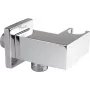 DEANTE Conector en esquina cuadrado con soporte para alcachofa de ducha, cromo