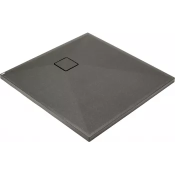 DEANTE Plato de ducha cuadrado de granito 80x80 cm grafito