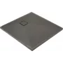 DEANTE Plato de ducha cuadrado de granito 80x80 cm grafito