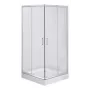 Mampara de ducha cuadrada DEANTE 90 cm