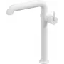 DEANTE Grifo monomando de lavabo alto con caño rectangular, cromo