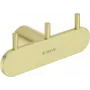 DEANTE Colgador triple pulido cromo latón montaje en pared 3 ganchos 5 kg por gancho